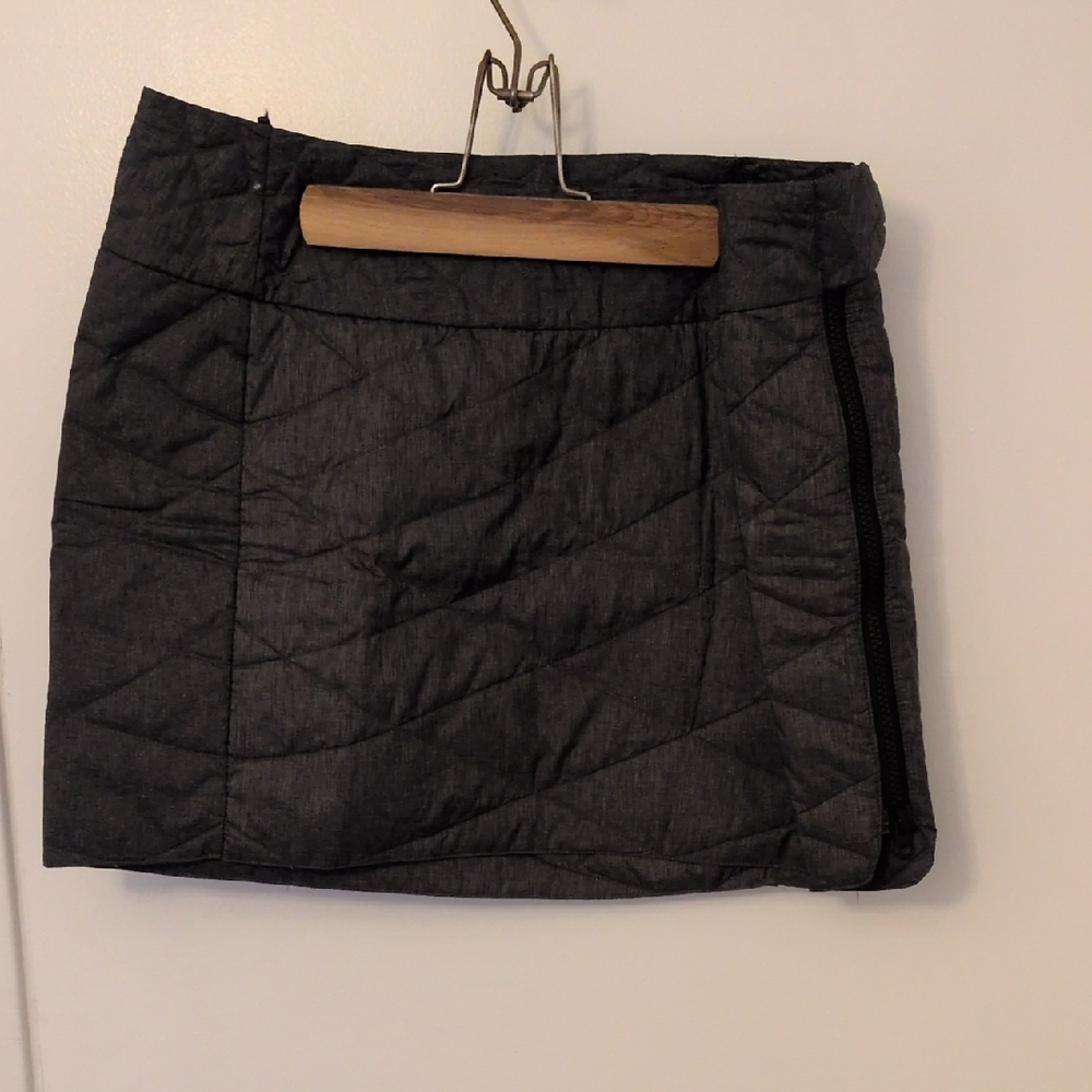 Quilted Black Skirt